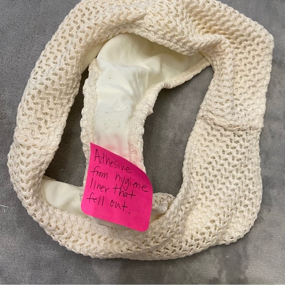 New! Montce Swim Paula High Waist Bikini Bottom cream 24222 - Picture 5 of 8